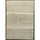 Rare Antique Vermont Massachusetts Railroad Stock Certificate