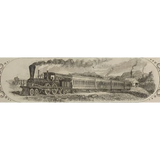 Rare Antique Vermont Massachusetts Railroad Stock Certificate