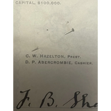 Rare Antique Vermont Massachusetts Railroad Stock Certificate