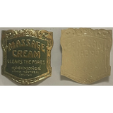 Rare 1910s Massage Cream Label from Paris Montreal Chicago