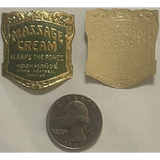 Rare 1910s Massage Cream Label from Paris Montreal Chicago