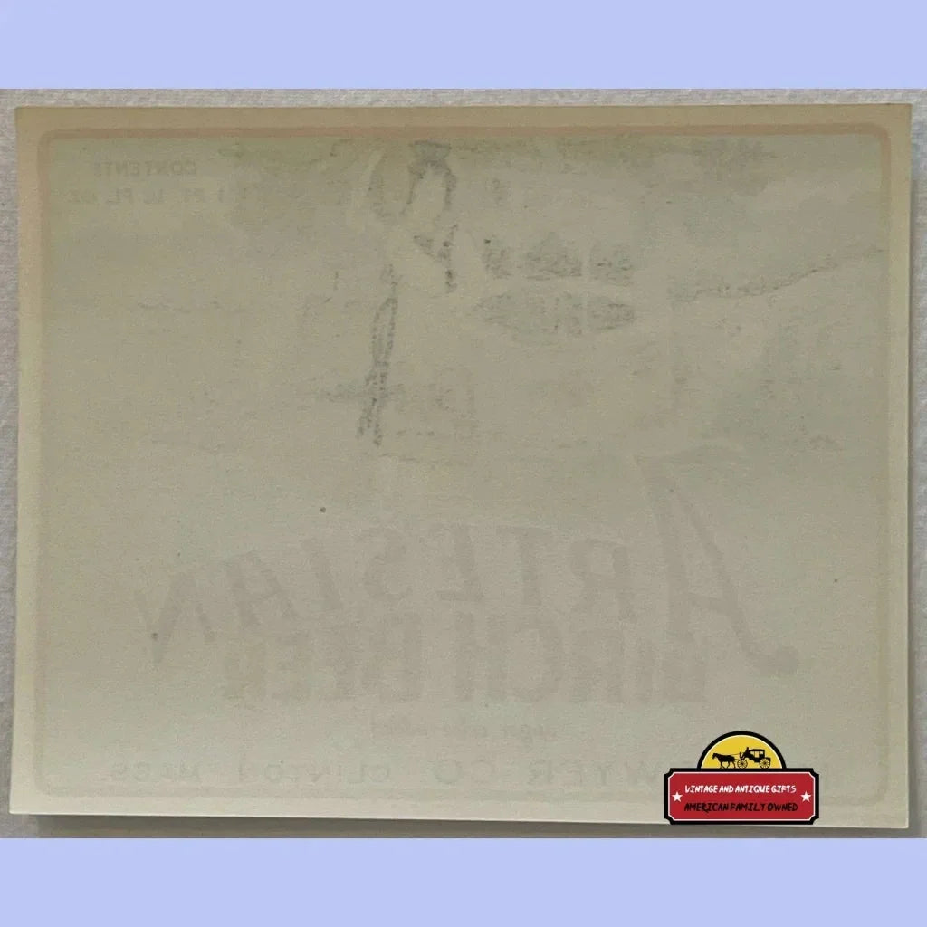 Rare 1930s M. T. Dwyer Antique Vintage Artesian Labels