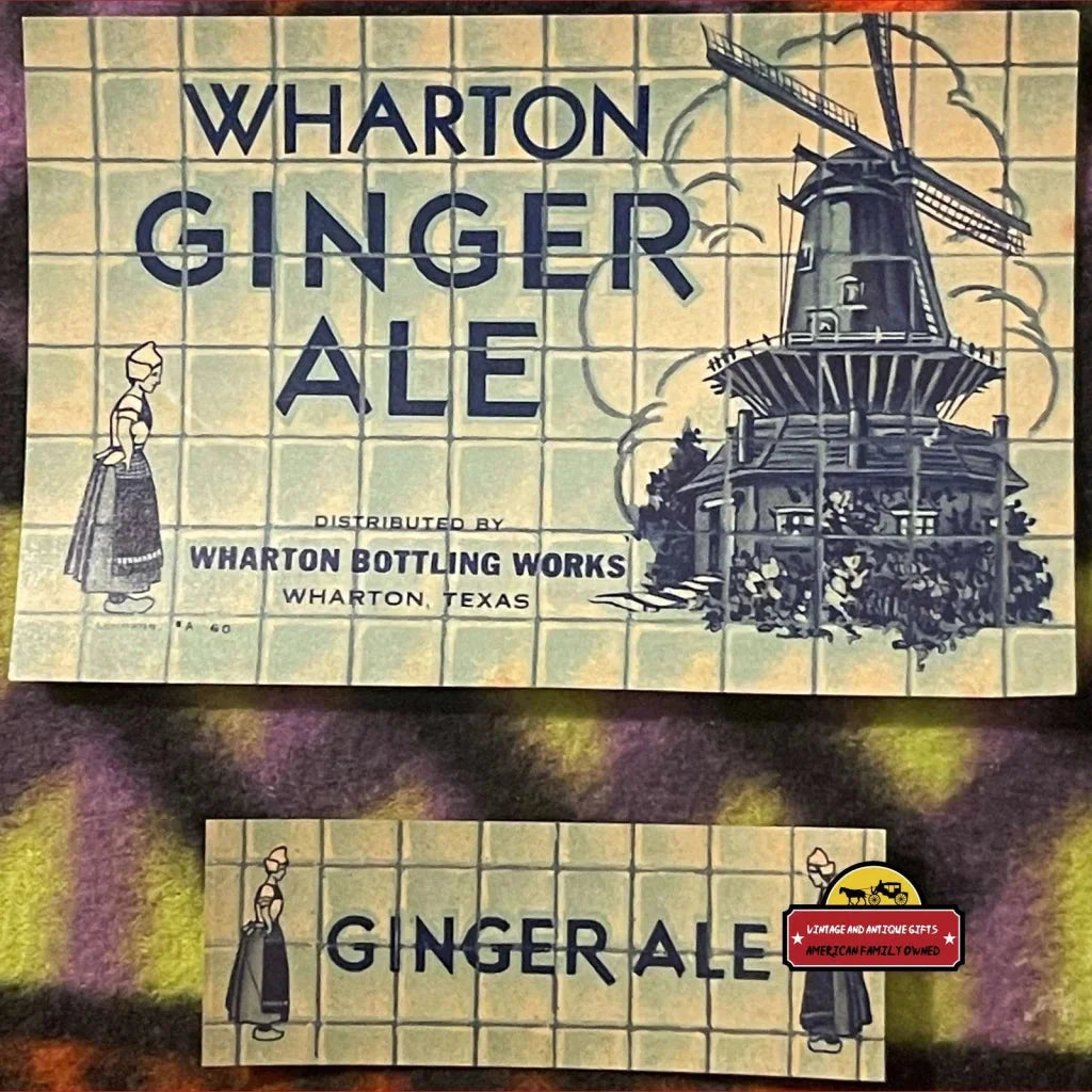 Discover Rare Antique Vintage Ginger Ale Labels and Soda Treasures