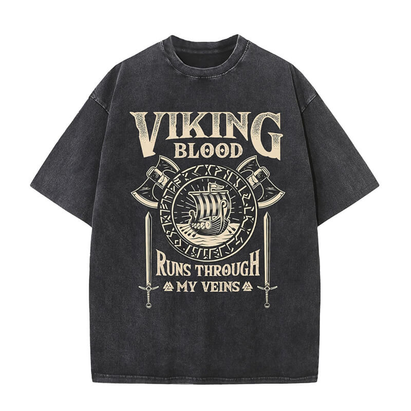 Viking Blood Runs Through My Veins T-shirt