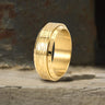 Viking Knot Runes Stainless Steel Spinner Ring