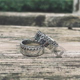 Viking Runes Chain Stainless Steel Spinner Ring