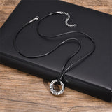 Viking Runes Stainless Steel Urn Necklace