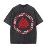 Viking Symbol Valknut Totem Washed T-shirt