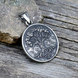 Viking Yggdrasil Tree of Life Stainless Steel Pendant