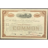 Rare Vintage 1950s B&O Railroad Stock Certificate Features Tom Thumb RR