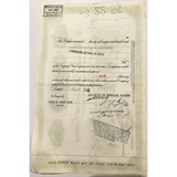 Rare 1950s B&O Railroad Stock Certificate Vintage Collectible