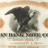Rare American Bank Note Stock Certificates from the 1930s