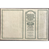 Rare 1944 Railroad Antique Vintage Bond Certificate Unearthed