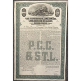 Rare 1944 Railroad Antique Vintage Bond Certificate Unearthed