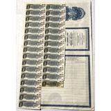 Rare 1945 Pennsylvania Railroad Pennsy Gold Bond Certificate