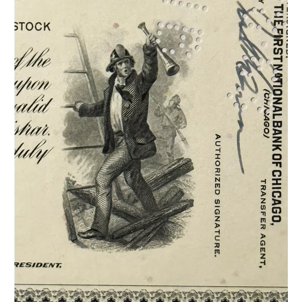 Rare 1950s Home Insurance Company Stock Certificate Discovered