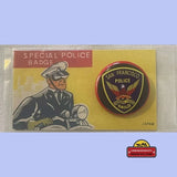 Rare 1950s San Francisco Special Police Badge Tin Litho Collectible