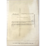 Rare A&P Stock Certificate Blue Vintage Collectible 1950s 1970s