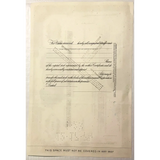 Rare A&P Stock Certificate Vintage Green 1950s 1970s Collectible