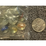 Vintage 1950s Cats Eye Marbles Unopened Pack of 10 Classic Beauties