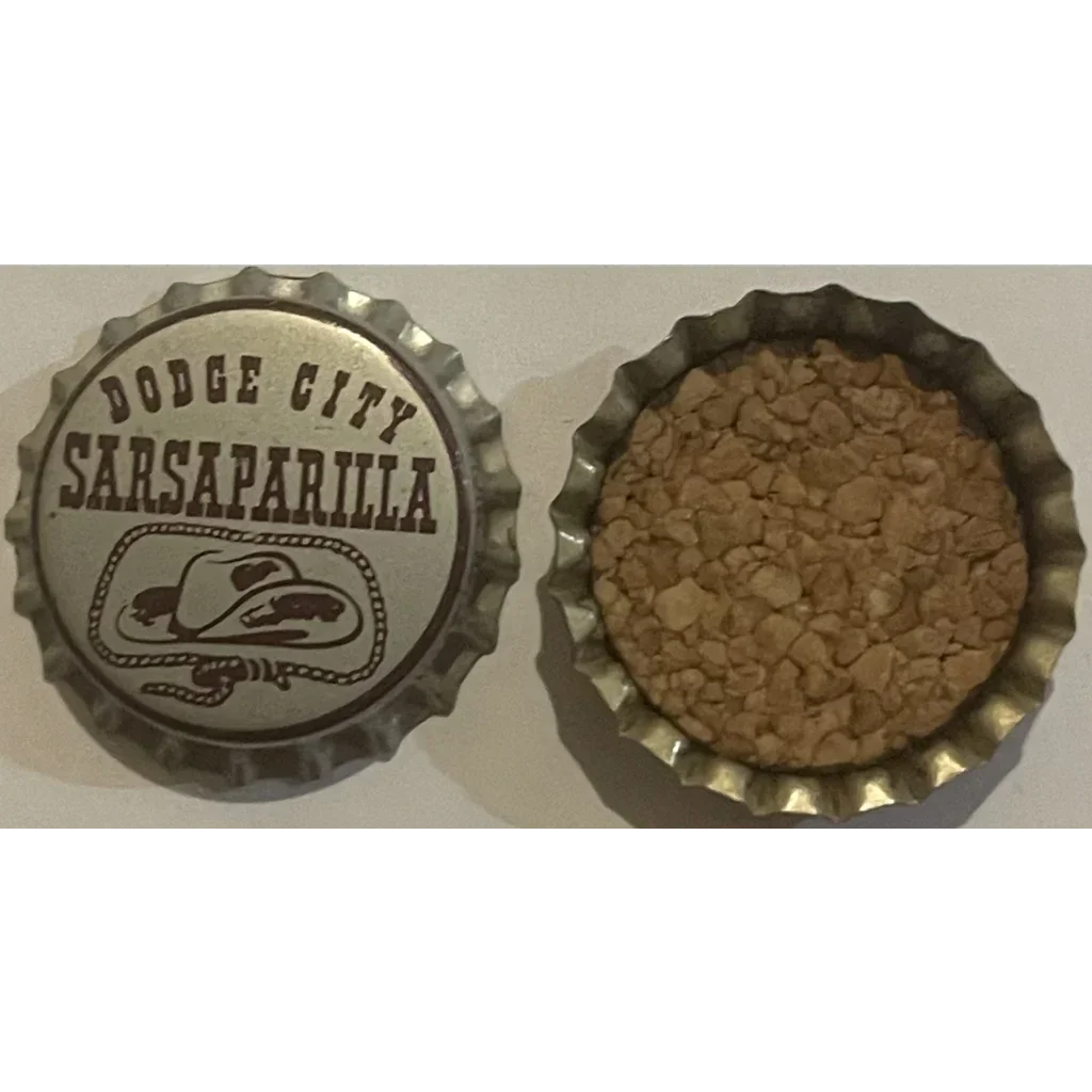 Vintage Dodge City Sarsaparilla Bottle Cap Brings 1950s Nostalgia