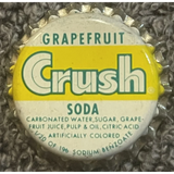Rare Vintage 1950s Grapefruit Crush Bottle Cap from Pittsburgh