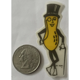 Rare 1950s Planters Mr. Peanut Cloth Sticker Antique Gift Find