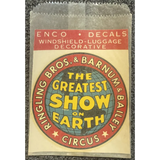 Vintage 1950s Ringling Bros Circus Decal Revives Golden Era Magic