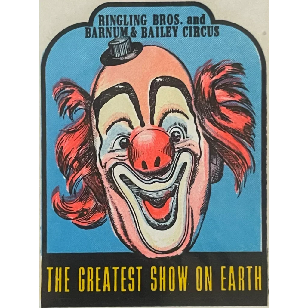 Vintage 1950s Ringling Bros Circus Decals Bring Nostalgia Home
