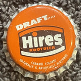 Rare 1960s Hires Draft Root Beer Bottle Cap Collectible