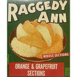 Vintage 1960s Raggedy Ann Can Label from Chicago Illinois