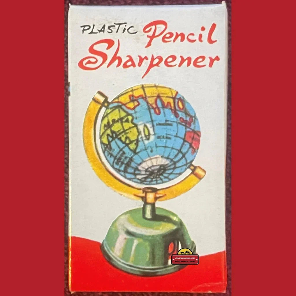 Unopened 1960s Globe Pencil Sharpener Reveals Nostalgic Treasure