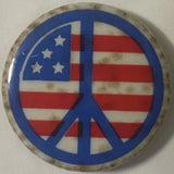Rare 1960s Vietnam War American Flag Peace Pin Unearthed