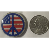 Rare 1960s Vietnam War American Flag Peace Pin Unearthed