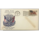 Rare 1961 Civil War Jefferson Davis Stamped Envelope Unearthed