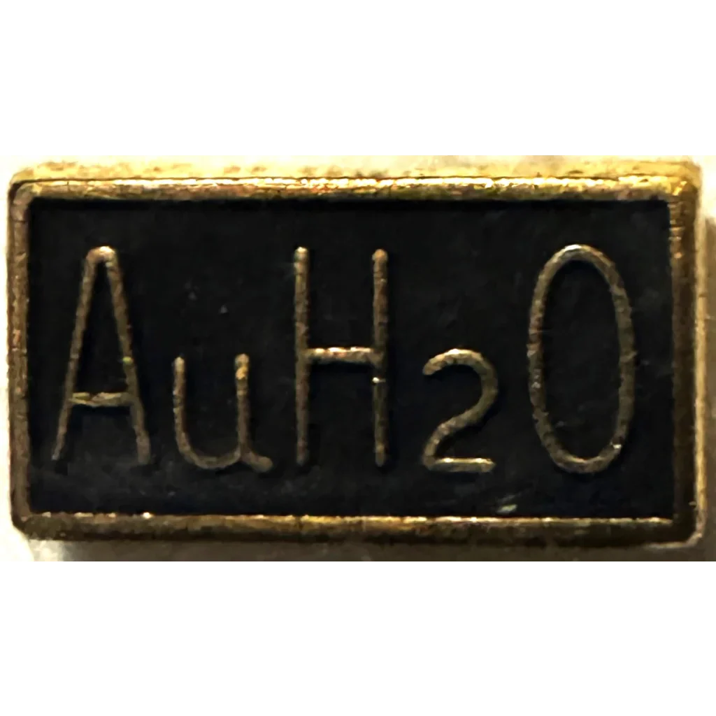 Rare 1964 AuH2O Barry Goldwater Campaign Pin Sealed in Package