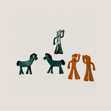 Vintage 1970s - 1980s Gumby and Pokey Figurines, Highly Collectible!