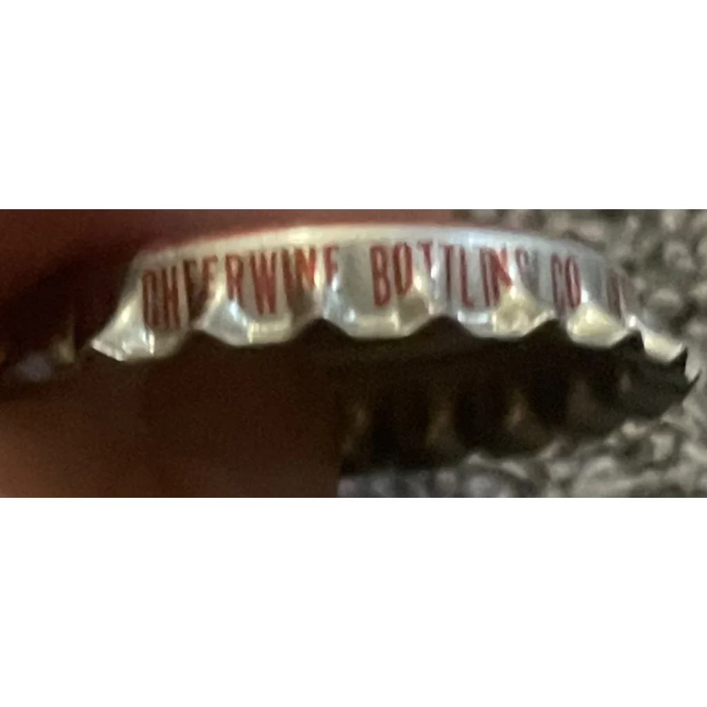 Rare 1970s Caravan Strawberry Soda Bottle Cap with Egyptian Pyramid