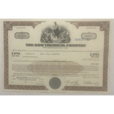 Rare Dow Chemicals Stock Certificate from the 1970s