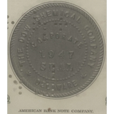 Rare Dow Chemicals Stock Certificate from the 1970s