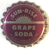 Rare 1970s Sun-Rise Grape Soda Cap From Coca Cola Minnesota