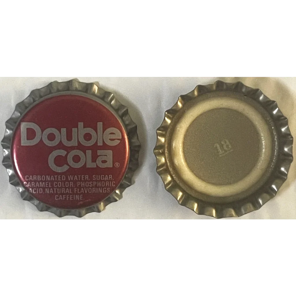 Rare 1970s Double Cola Bottle Cap from Hagerstown Maryland