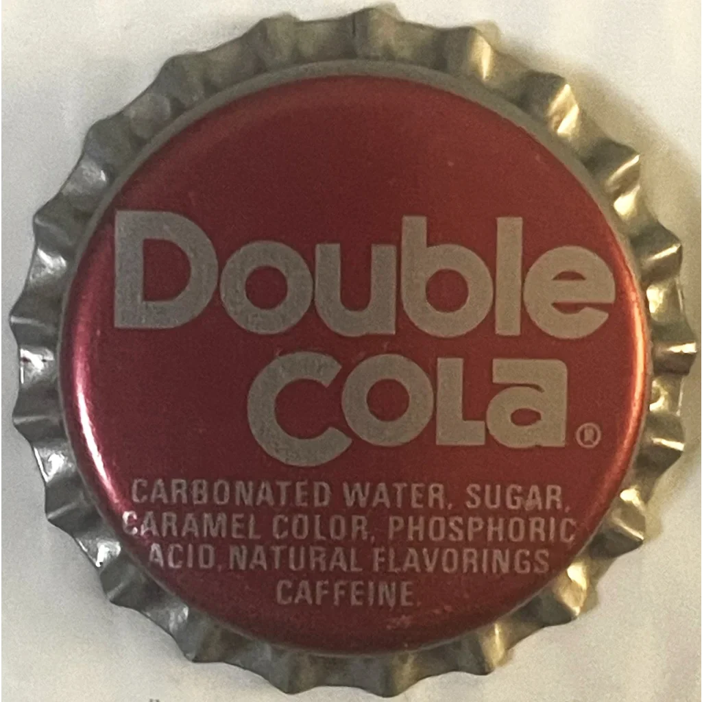 Rare 1970s Double Cola Bottle Cap from Hagerstown Maryland