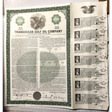 Rare 1971 Transocean Gulf Oil Bond Certificate Collectible