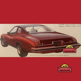 Vintage 1974 Pontiac Grand Am Dealer Brochure, Pontiac, MI, USA Icon, RIP 2010!