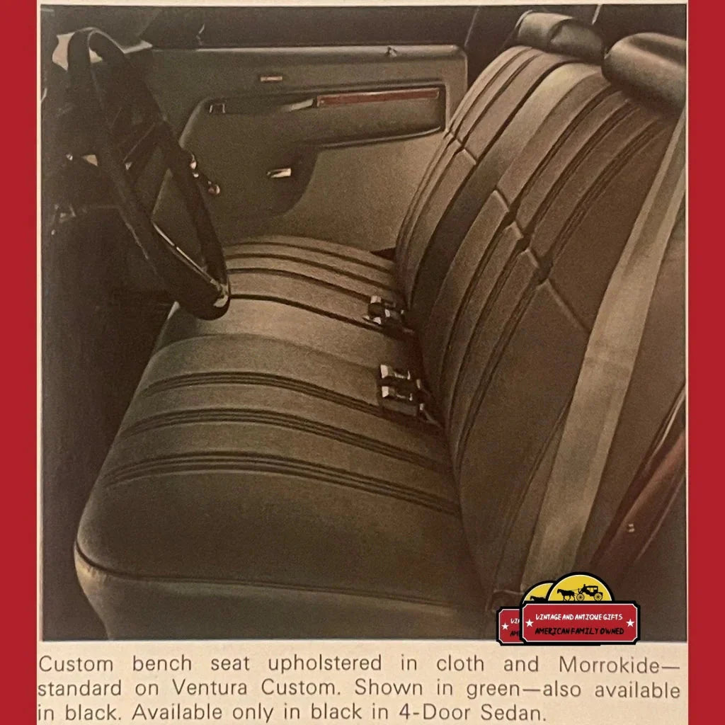 Rare 1974 Pontiac Ventura Dealer Brochure Showcases GTO Legacy