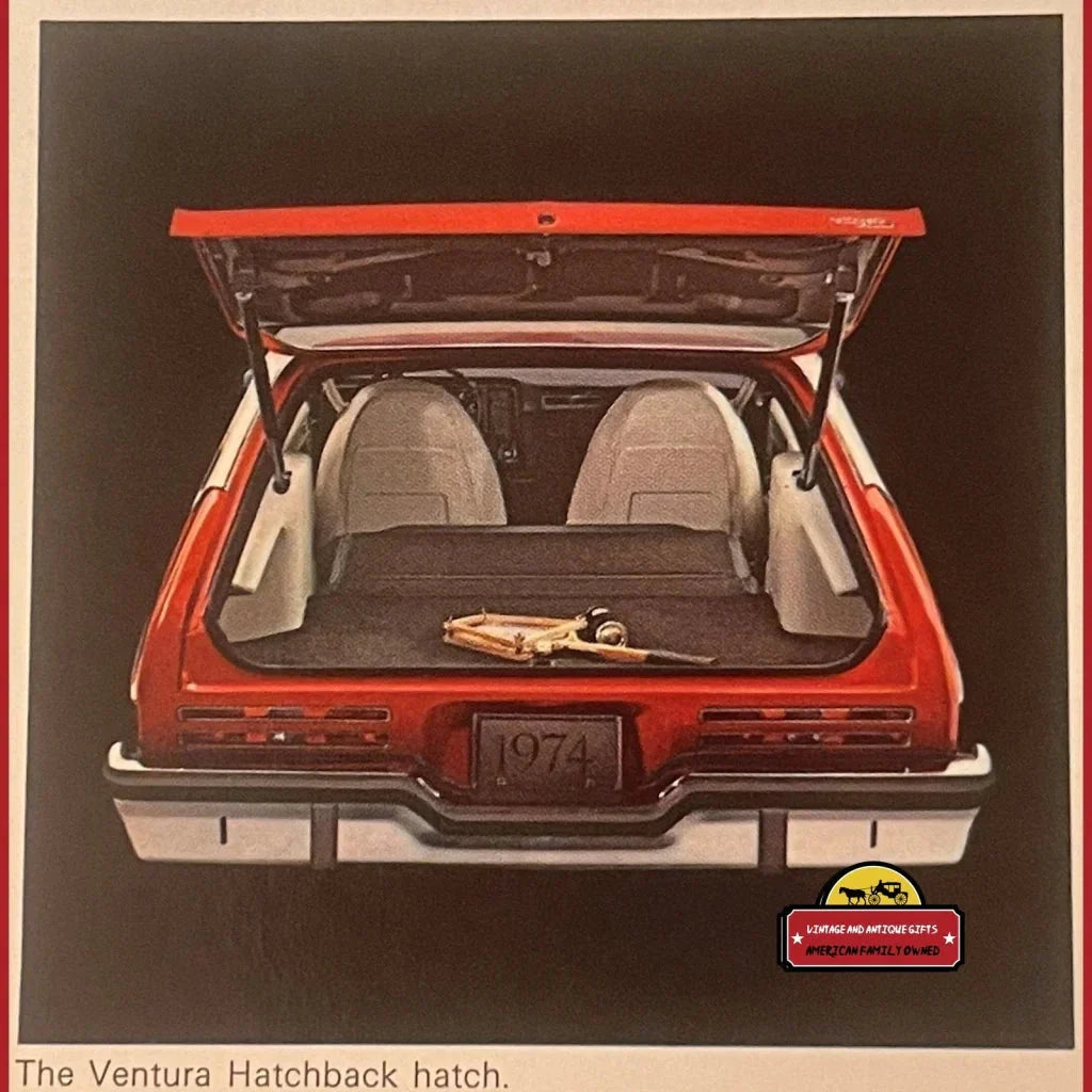 Rare 1974 Pontiac Ventura Dealer Brochure Showcases GTO Legacy