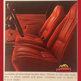 Rare 1974 Pontiac Ventura Dealer Brochure Showcases GTO Legacy
