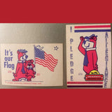 Patriotic Bicentennial Yogi Bear Stickers from 1975