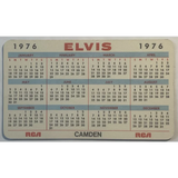 Rare 1976 Elvis Presley Card Calendar Rocks Collectors World